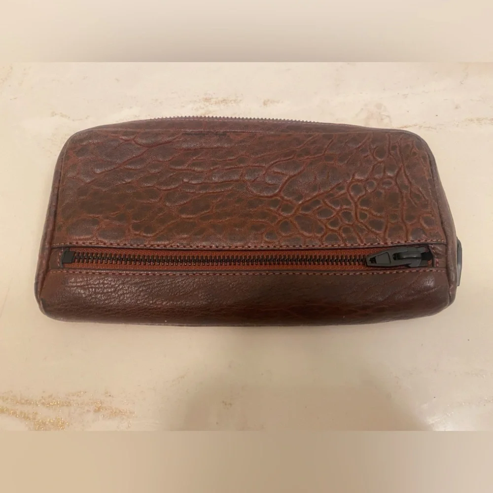 Alexander Wang Fumo continental wallet raisin  color great! black hardware men
